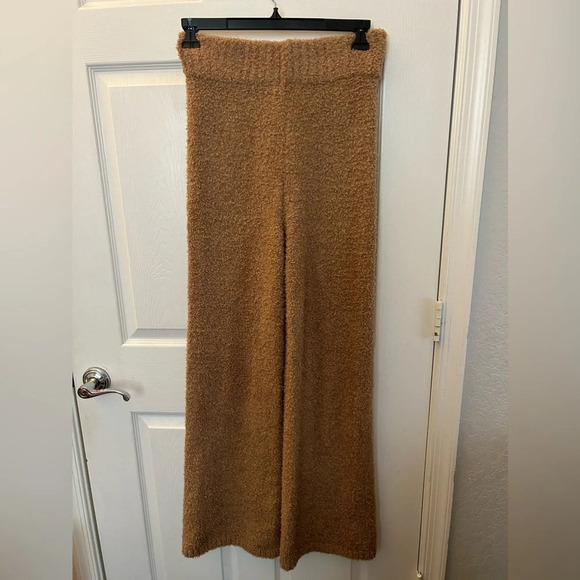 Skims Cozy Knit Pants In Camel - Picture 3 of 6